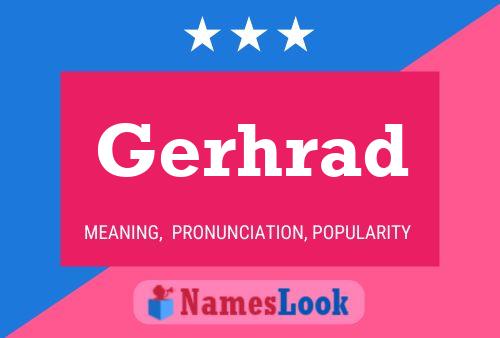 Gerhrad Name Poster