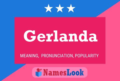 Gerlanda Name Poster