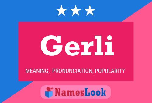 Gerli Name Poster