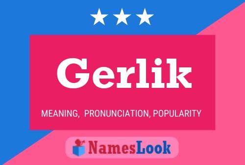 Gerlik Name Poster