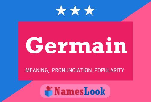 Germain Name Poster