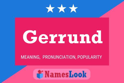 Gerrund Name Poster