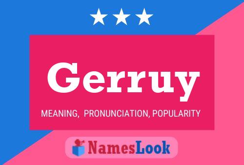 Gerruy Name Poster