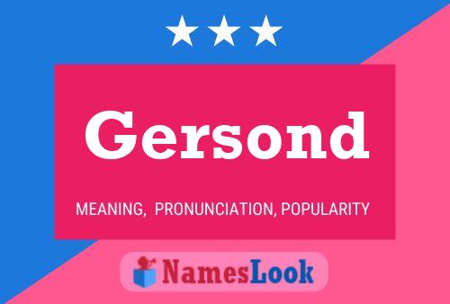 Gersond Name Poster