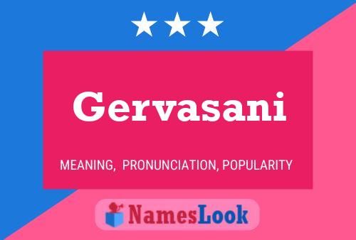 Gervasani Name Poster