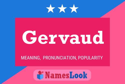 Gervaud Name Poster