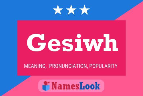 Gesiwh Name Poster