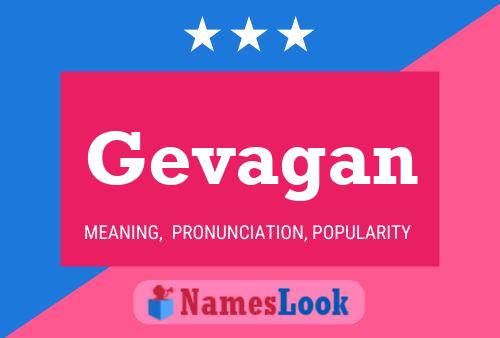 Gevagan Name Poster