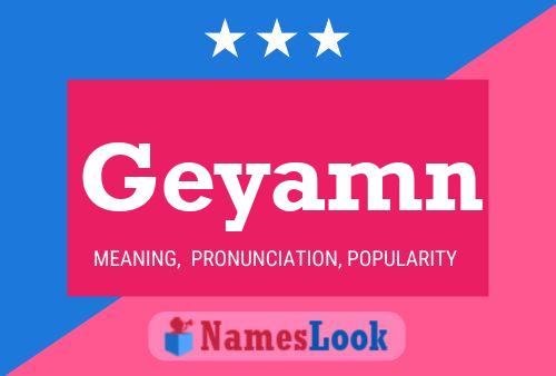 Geyamn Name Poster