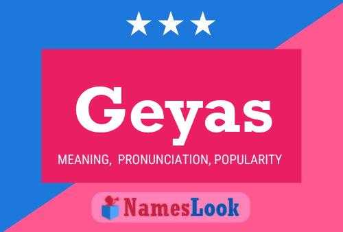 Geyas Name Poster