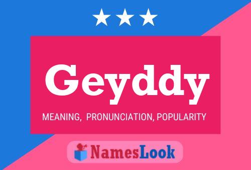 Geyddy Name Poster