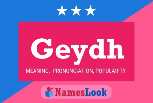 Geydh Name Poster