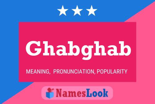 Ghabghab Name Poster