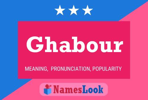 Ghabour Name Poster