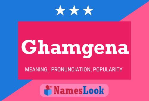 Ghamgena Name Poster