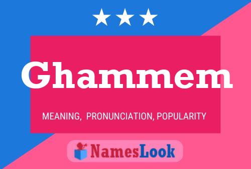 Ghammem Name Poster