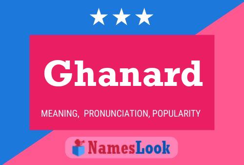 Ghanard Name Poster