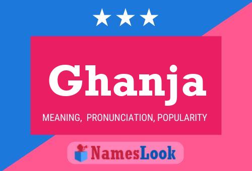 Ghanja Name Poster