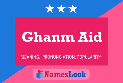 Ghanm Aid Name Poster