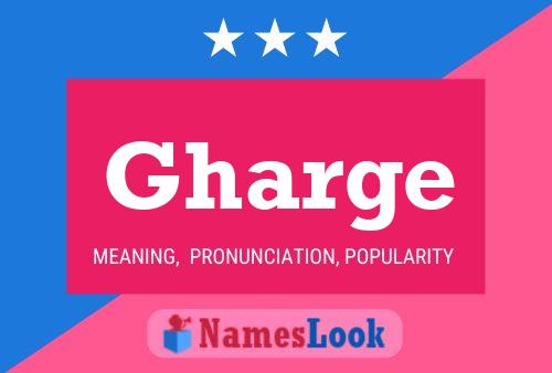 Gharge Name Poster