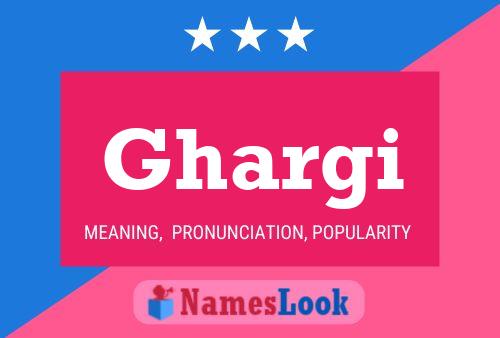 Ghargi Name Poster