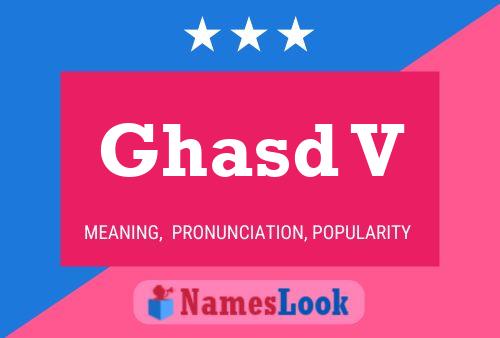 Ghasd V Name Poster