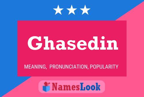 Ghasedin Name Poster