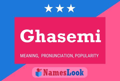 Ghasemi Name Poster