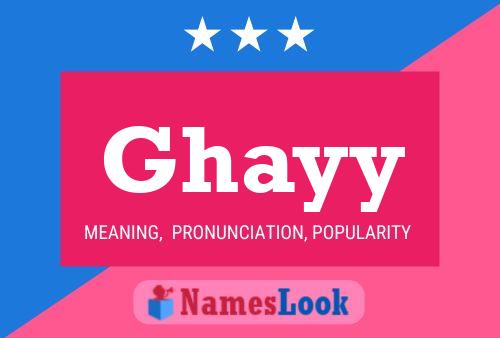 Ghayy Name Poster