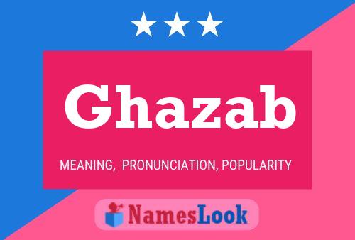 Ghazab Name Poster