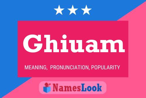 Ghiuam Name Poster