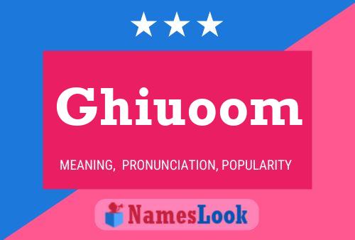 Ghiuoom Name Poster