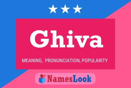 Ghiva Name Poster