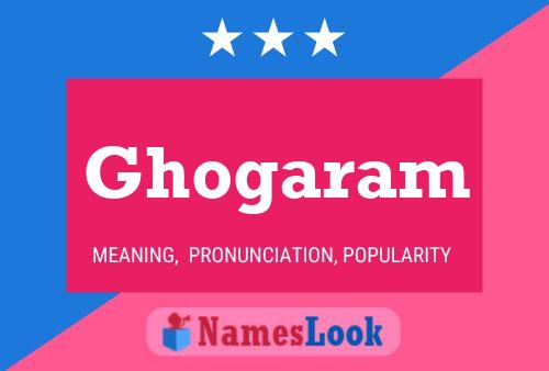 Ghogaram Name Poster