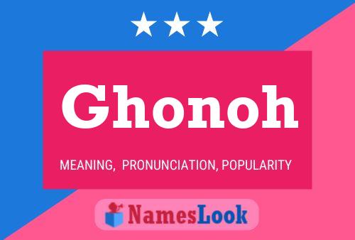 Ghonoh Name Poster