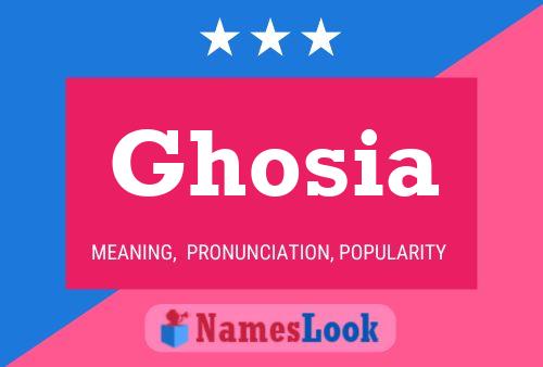 Ghosia Name Poster