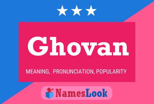 Ghovan Name Poster