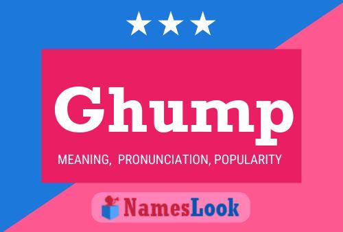 Ghump Name Poster