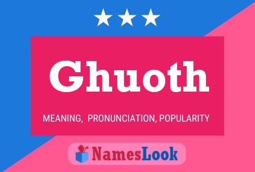 Ghuoth Name Poster