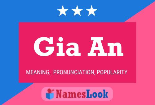 Gia An Name Poster