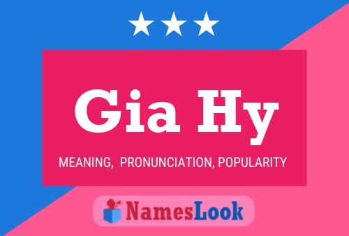 Gia Hy Name Poster