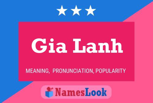 Gia Lanh Name Poster