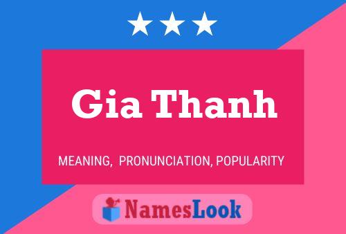 Gia Thanh Name Poster