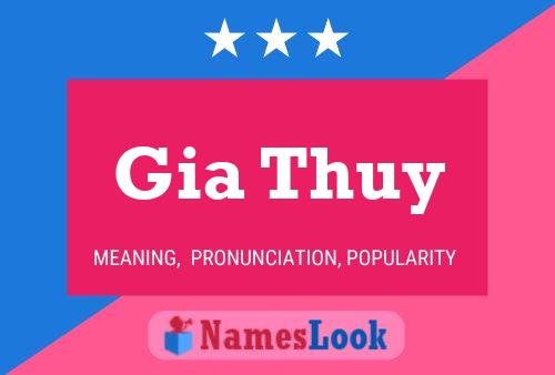 Gia Thuy Name Poster