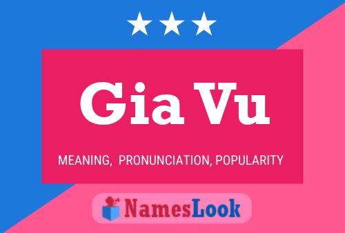 Gia Vu Name Poster