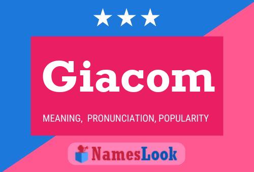 Giacom Name Poster