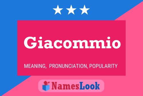 Giacommio Name Poster