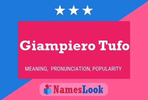 Giampiero Tufo Name Poster