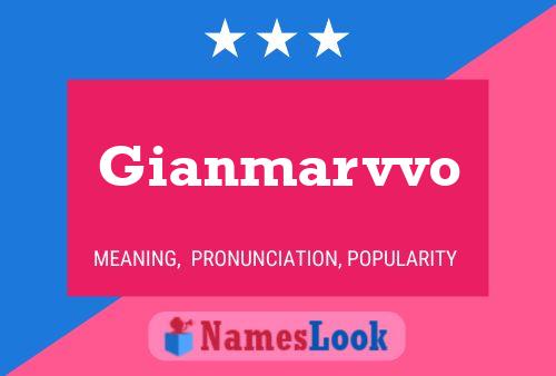 Gianmarvvo Name Poster