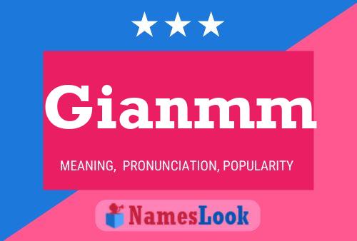 Gianmm Name Poster